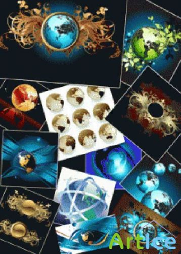 Vector globes