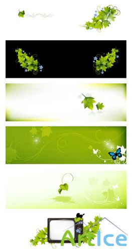 Green TV Banners