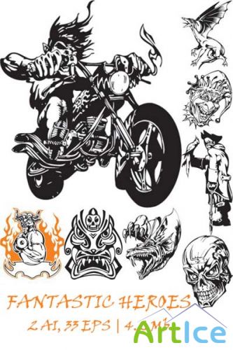 Fantastic Heroes Vectors