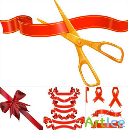 Ribbons Vector Big Collection - Kurdele