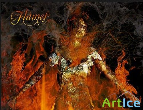 Flames Photoshop Brushes