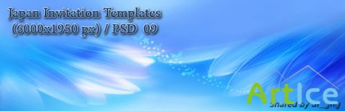 Invitation Templates / (6000x1950 px) / PSD_09