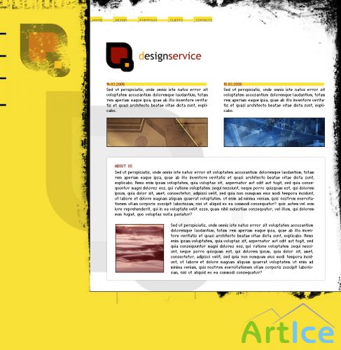 DesignLoad flash website template 3295