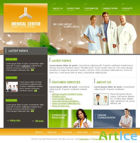 DesignLoad flash website template 4847