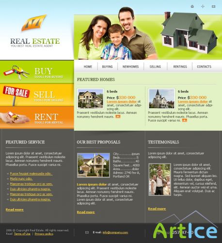 DesignLoad flash website template 4919