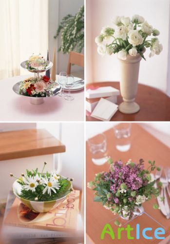      3   Klipart  Flowerses in interior 3