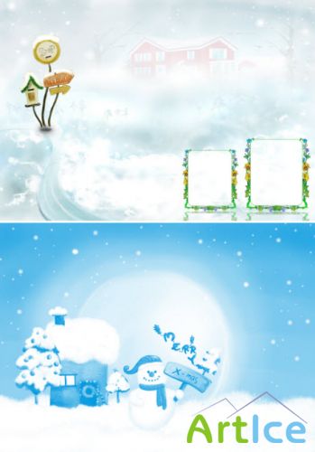 PSD -   2  PSD - Winter fairy tale 2