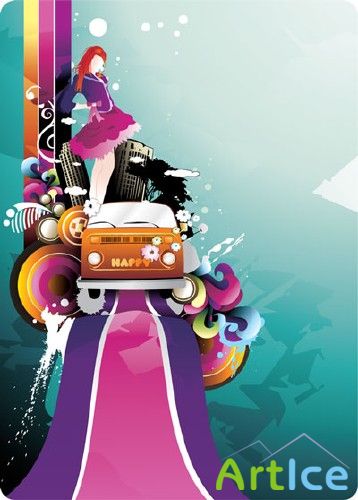 Vector Stock AB People Colorful