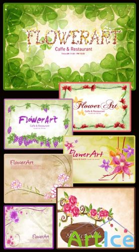 Flowers Art PSD 2