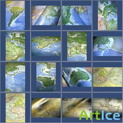 Brand X Pictures X052 - Maps and Globes
