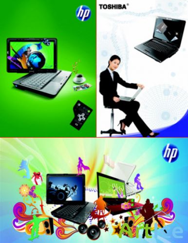 PSD - Computer  world 3