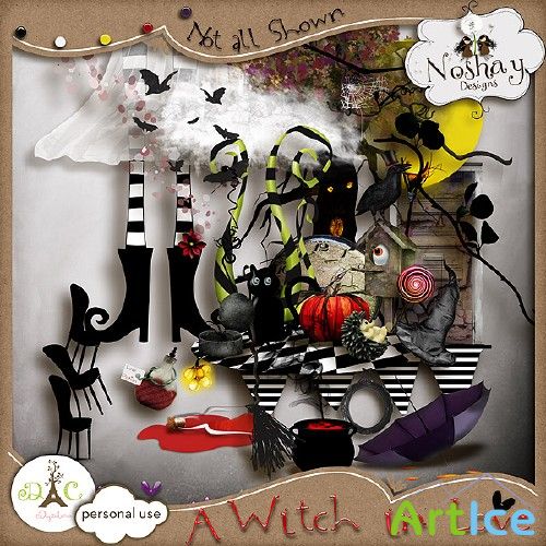A skrap-set of "A Witch in Love" is in "Love Witch"