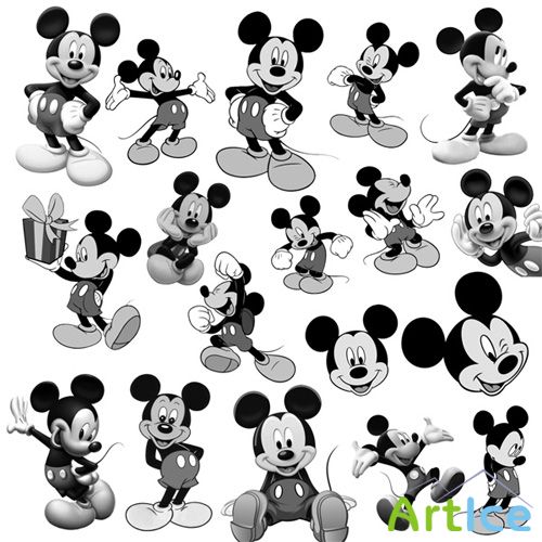 ABR   Adobe Photoshop - Mickey Mouse