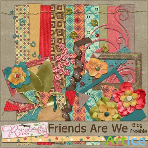 Scrap-set - Friends Are We