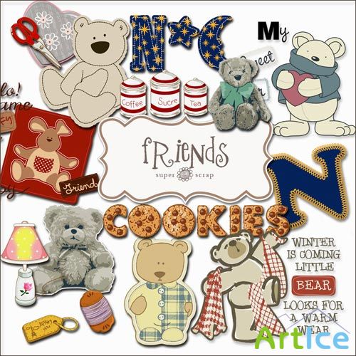 Scrap-kit - Children Friends