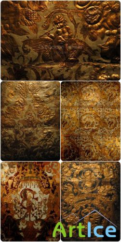 Old golden Textures