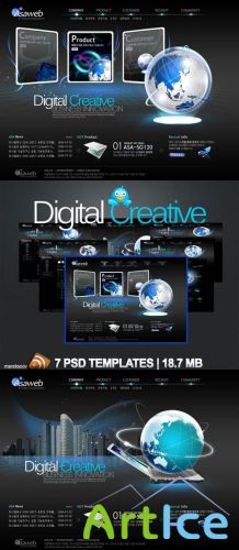 Digital Creative PSD Templates Nr.56