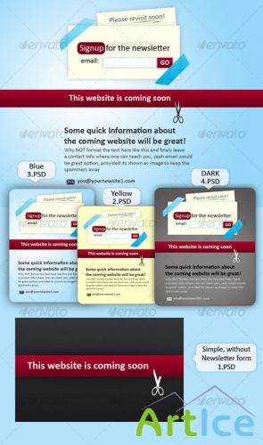 GraphicRiver Website coming soon place holder