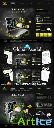Global Asadal Templates PSD Nr.89