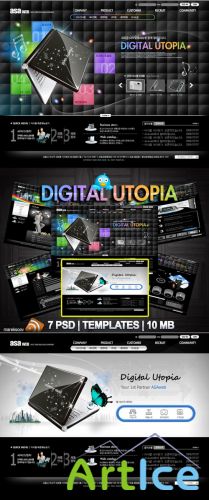 Digital Templates PSD Nr.160