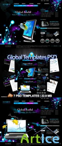 Global Templates PSD Nr.108