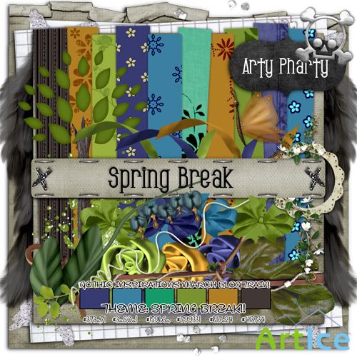 Scrap-set - Spring Break