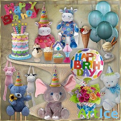 Scrap-set - Happy BirthDay #1