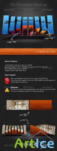 Piecemaker Mock-up - GraphicRiver
