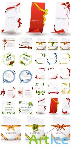 Design with ribbons |   