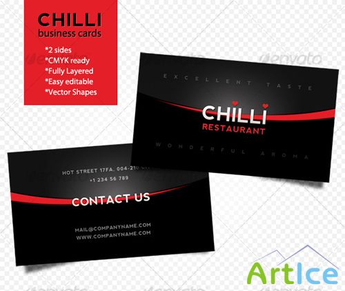 Chilli business cards - GraphicRiver