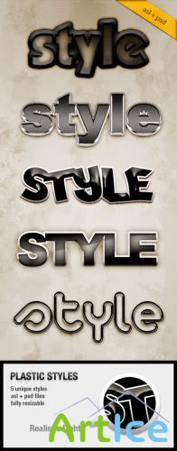 Plastic Text Styles - GraphicRiver