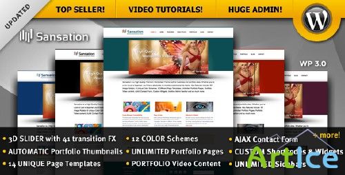 Sansation 1.5  ThemeForest Business & Portfolio Premium WordPress Theme
