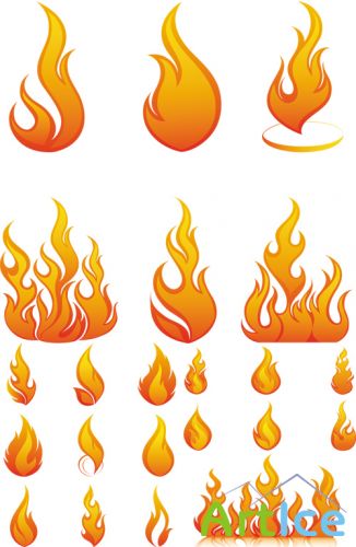 Fire Flames Vector