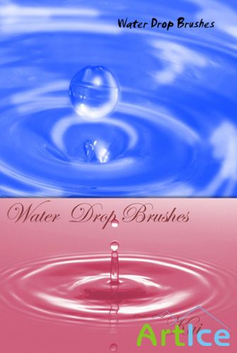 Water Drop Brushes for Photoshop