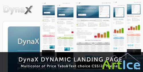 Themeforest - DynaX - Landing Page - RIP
