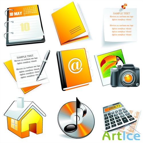 Vectors - 3D icons