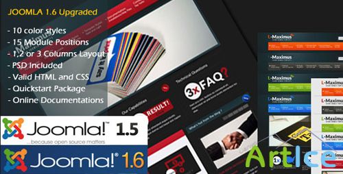 L-Maximus - ThemeForest Joomla Theme