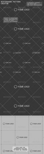 GraphicRiver - Watermark Pattern Creator RETAIL