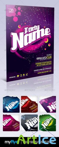 GraphicRiver - myFlyer - Party Celebration Flyer