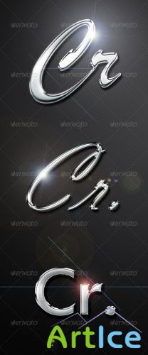 GraphicRiver - Professional Chrome Text Effects & Styles