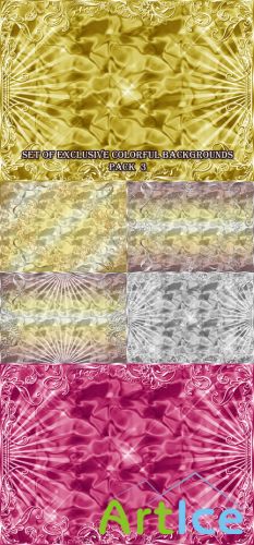 Set of Exclusive Colorful Backgrounds Pack 3