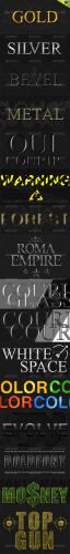 16 Premium Photoshop Styles - GraphicRiver