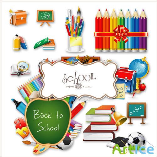 Scrap-kit - Back To School