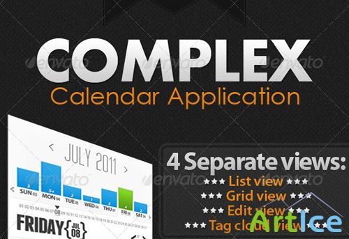 GraphicRiver - Complex Calendar Application