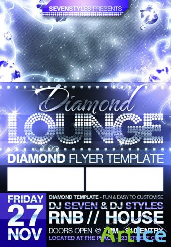River Diamond Lounge Flyer