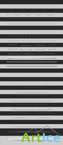 16 dividers horizontal rules resizable