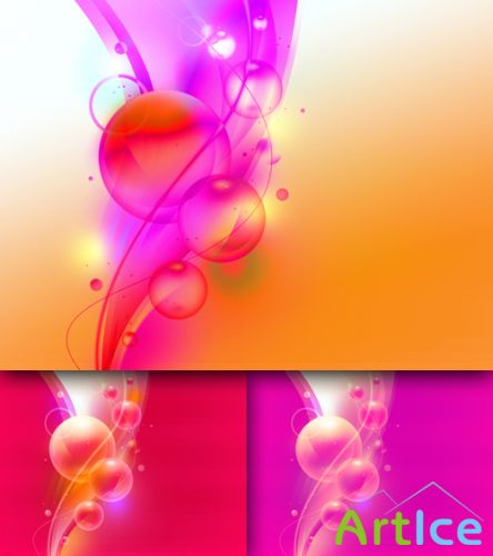 Magic bubbles background