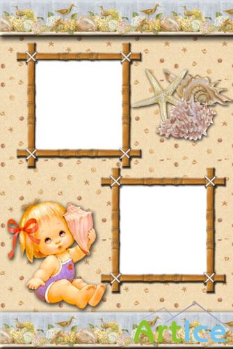 Photo Frame - Girl at Sea