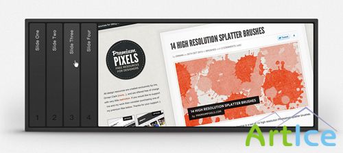 Horizontal Accordion / Slider GUI