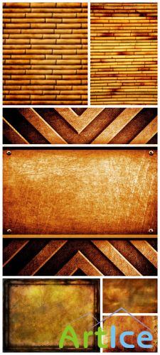 Golden Backgrounds - Golden backgrounds, textures